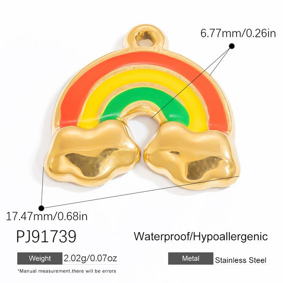 Wholesale Oil Drop Design Sun Shell Pattern Stainless Steel Jewelry Necklace Pendant Diy Accessories