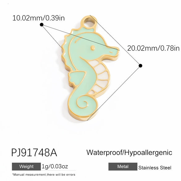 Wholesale Oil Drop Design Sun Shell Pattern Stainless Steel Jewelry Necklace Pendant Diy Accessories