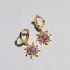 Wholesale Opal Zircon Copper Literature And Art Geometric Style Rotatable Decompression Ring Necklace For Women