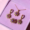 Wholesale Opal Zircon Copper Literature And Art Geometric Style Rotatable Decompression Ring Necklace For Women