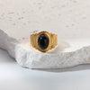 Wholesale Open Ring Stainless Steel Fashion Geometric Electroplating