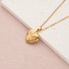 Wholesale Openable Heartshaped Pattern Photo Frame Photo Box Pendant Necklace In Stainless Steel With Electroplating For Women
