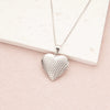 Wholesale Openable Heartshaped Pattern Photo Frame Photo Box Pendant Necklace In Stainless Steel With Electroplating For Women