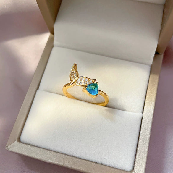 Wholesale Opening Adjustable Simple Cartoon Crown Pattern Brass Ring With Electroplating