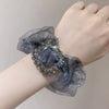 Wholesale Organza Handmade Geometric Hair Ring Hair Accessories Headwear