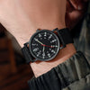 Wholesale Outdoor Sports Watch Plastic Dial Canvas Strap Round Shape Luminous Leisure Style