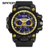 Wholesale Outdoor Sports Watch Tpu Strap Abs Case Acrylic Mirror Round Dial