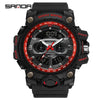 Wholesale Outdoor Sports Watch Tpu Strap Abs Case Acrylic Mirror Round Dial