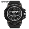 Wholesale Outdoor Sports Watch Tpu Strap Abs Case Acrylic Mirror Round Dial