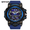 Wholesale Outdoor Sports Watch Tpu Strap Abs Case Acrylic Mirror Round Dial