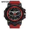 Wholesale Outdoor Sports Watch Tpu Strap Abs Case Acrylic Mirror Round Dial