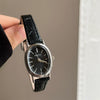 Wholesale Oval Alloy Imitation Leather Strap Quartz Watch For Female Students