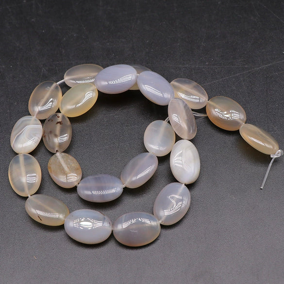 Wholesale Oval Eggshaped Crystal Agate Stone Loose Beads For Diy Accessories Polished