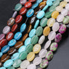 Wholesale Oval Eggshaped Crystal Agate Stone Loose Beads For Diy Accessories Polished