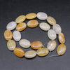 Wholesale Oval Eggshaped Crystal Agate Stone Loose Beads For Diy Accessories Polished