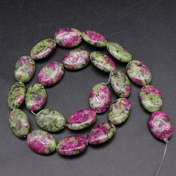 Wholesale Oval Eggshaped Crystal Agate Stone Loose Beads For Diy Accessories Polished