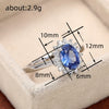 Wholesale Oval High Sense Geometric Copper Ring Inlaid Zircon For Women