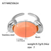 Wholesale Oval Resin And Stainless Steel Ring With Geometric Design Fashionable And High End Candy Colored Open Style Electroplated For Women