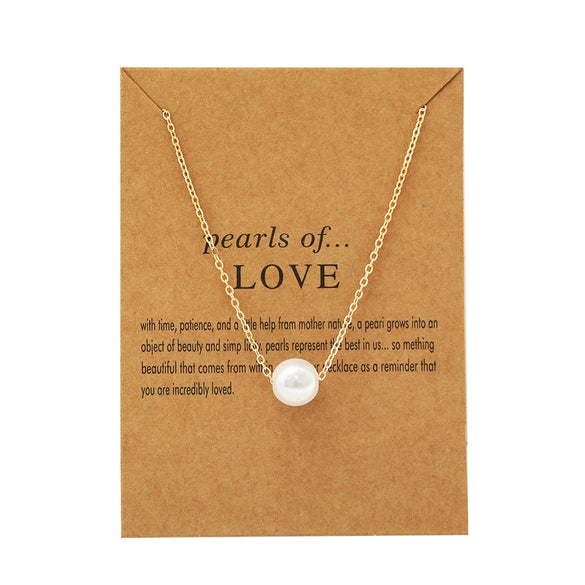 Wholesale Paper Card Necklace With Simple Circle Clavicle Chain Retro Letter And Butterfly Design Alloy Material Electroplating Treatment