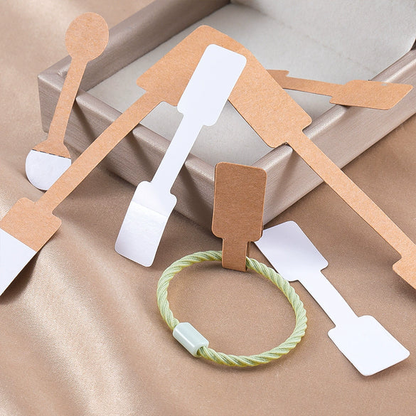 Wholesale Paper Display Card And Jewelry Label With Printing Literary And Artistic Style Square And Round Patterns