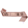 Wholesale Party And Wedding Dress Glitter Cloth Printing Shoulder Strap Happy Birthday Design