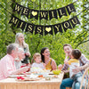 Wholesale Party Decoration Paper Flag With We Will Miss You Lettering And Flower Design In Simple Style
