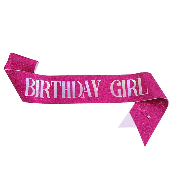 Wholesale Party Glue Cloth Nonwoven Shoulder Strap Courtesy Strap With Glitter Cloth And Bronzing
