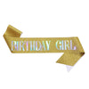 Wholesale Party Glue Cloth Nonwoven Shoulder Strap Courtesy Strap With Glitter Cloth And Bronzing