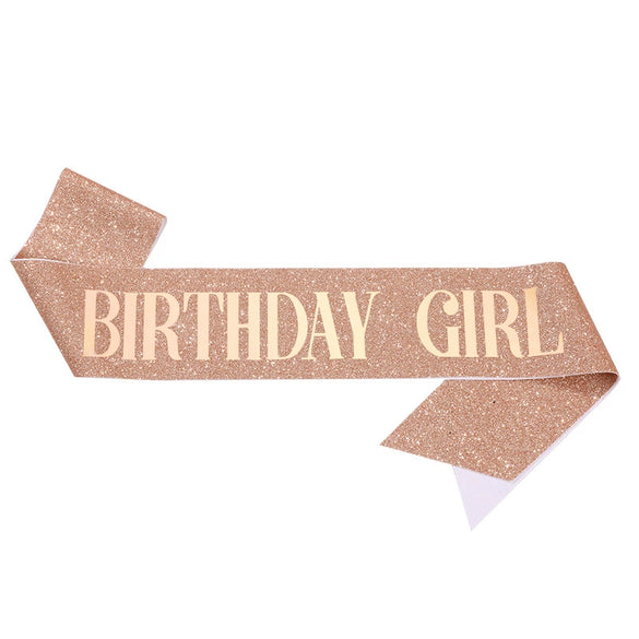 Wholesale Party Glue Cloth Nonwoven Shoulder Strap Courtesy Strap With Glitter Cloth And Bronzing