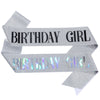 Wholesale Party Glue Cloth Nonwoven Shoulder Strap Courtesy Strap With Glitter Cloth And Bronzing