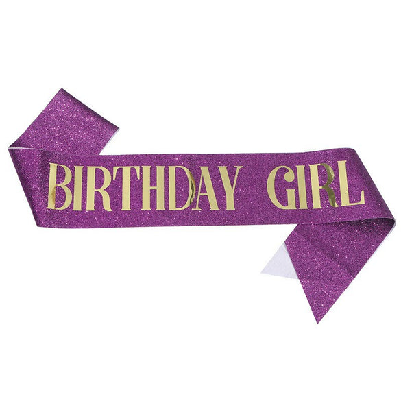 Wholesale Party Glue Cloth Nonwoven Shoulder Strap Courtesy Strap With Glitter Cloth And Bronzing