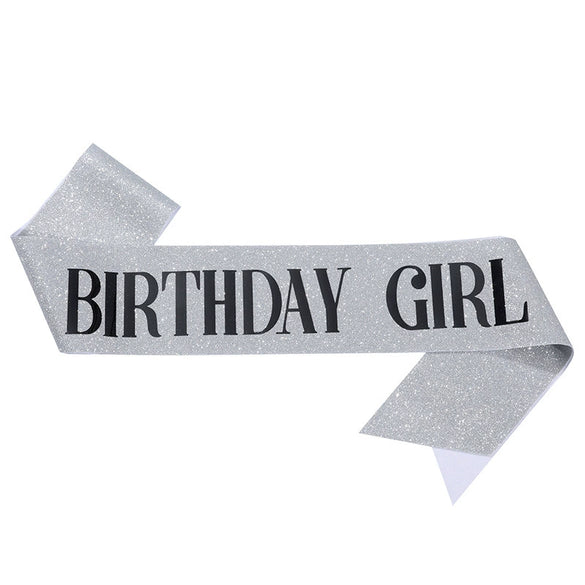 Wholesale Party Glue Cloth Nonwoven Shoulder Strap Courtesy Strap With Glitter Cloth And Bronzing