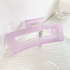Wholesale Pc Handmade Square Shark Clip Women's Hair Accessories Simple Geometric Style