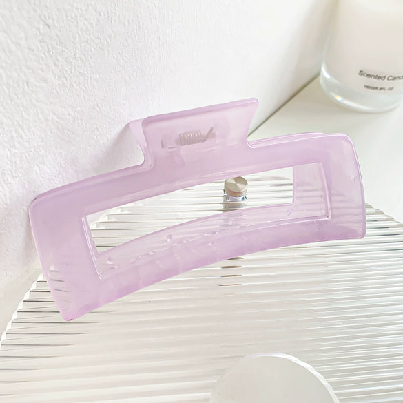 Wholesale Pc Handmade Square Shark Clip Women's Hair Accessories Simple Geometric Style