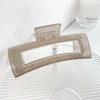 Wholesale Pc Handmade Square Shark Clip Women's Hair Accessories Simple Geometric Style