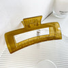 Wholesale Pc Handmade Square Shark Clip Women's Hair Accessories Simple Geometric Style