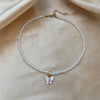 Wholesale Pearl Butterfly Pendant Necklace