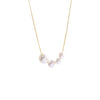 Wholesale Pearl Clavicle Chain Necklace Women's Light Luxury Niche Design Copper Geometric Electroplating