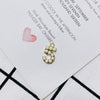 Wholesale Pearl Diamond Jewelry Accessories With Peach Heart Shape And Electroplating Treatment For Earrings And Necklace