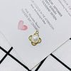 Wholesale Pearl Diamond Jewelry Accessories With Peach Heart Shape And Electroplating Treatment For Earrings And Necklace