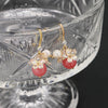 Wholesale Pearl Earrings Retro Geometric Style Electroplating For Women