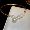 Wholesale Pearl Geometric Copper Necklace Electroplated For Women Fashion Personality Choker Collar