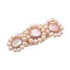 Wholesale Pearl Hairpin High Quality Natural Fresh Water Retro Style Pure Handmade Spring One Word Side Clip