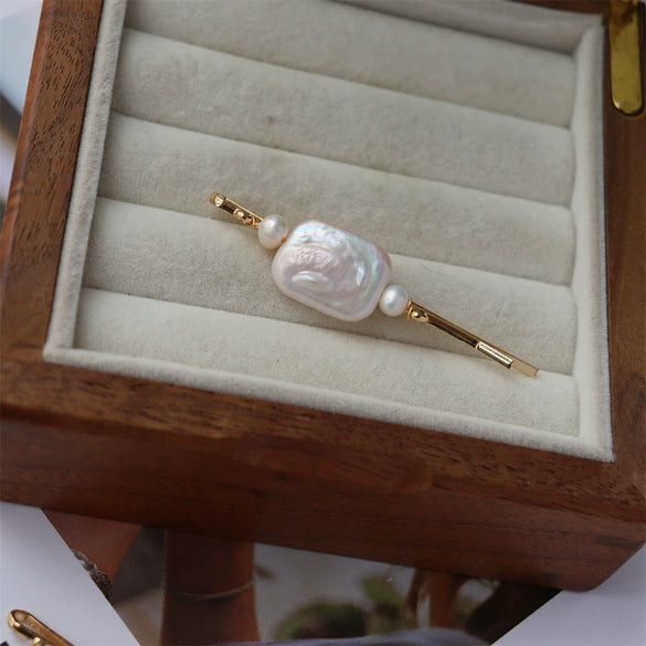 Wholesale Pearl Hairpin Retro Elegant Pastoral Style Weave Design