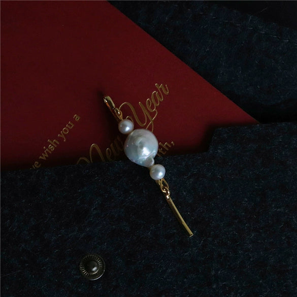 Wholesale Pearl Hairpin Retro Elegant Pastoral Style Weave Design