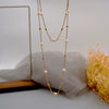 Wholesale Pearl Long Necklace Geometric Style Handmade