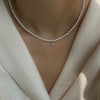 Wholesale Pearl Necklace Copper Freshwater Pearl Rice Shape Droplet Shape Minimalist Style For Women
