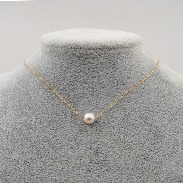 Wholesale Pearl Necklace Geometric Retro Design Electroplating For Women