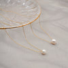 Wholesale Pearl Necklace Geometric Retro Design Electroplating For Women