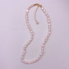 Wholesale Pearl Necklace Geometric Style Natural Freshwater Baroque Pearl 14K Goldwrapped Unisex
